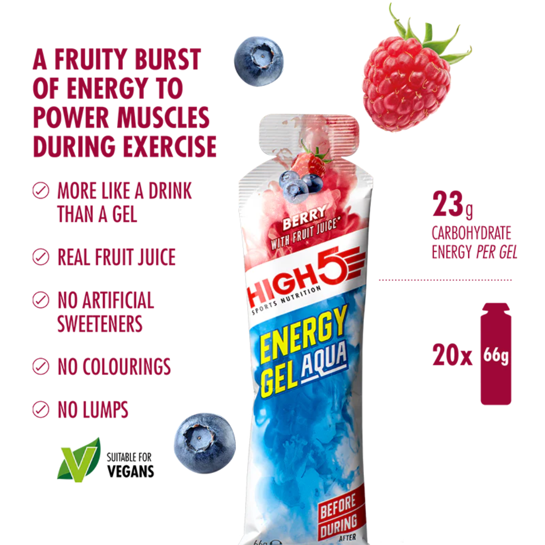HIGH5 Energy Gel Aqua Berry (20X66g)