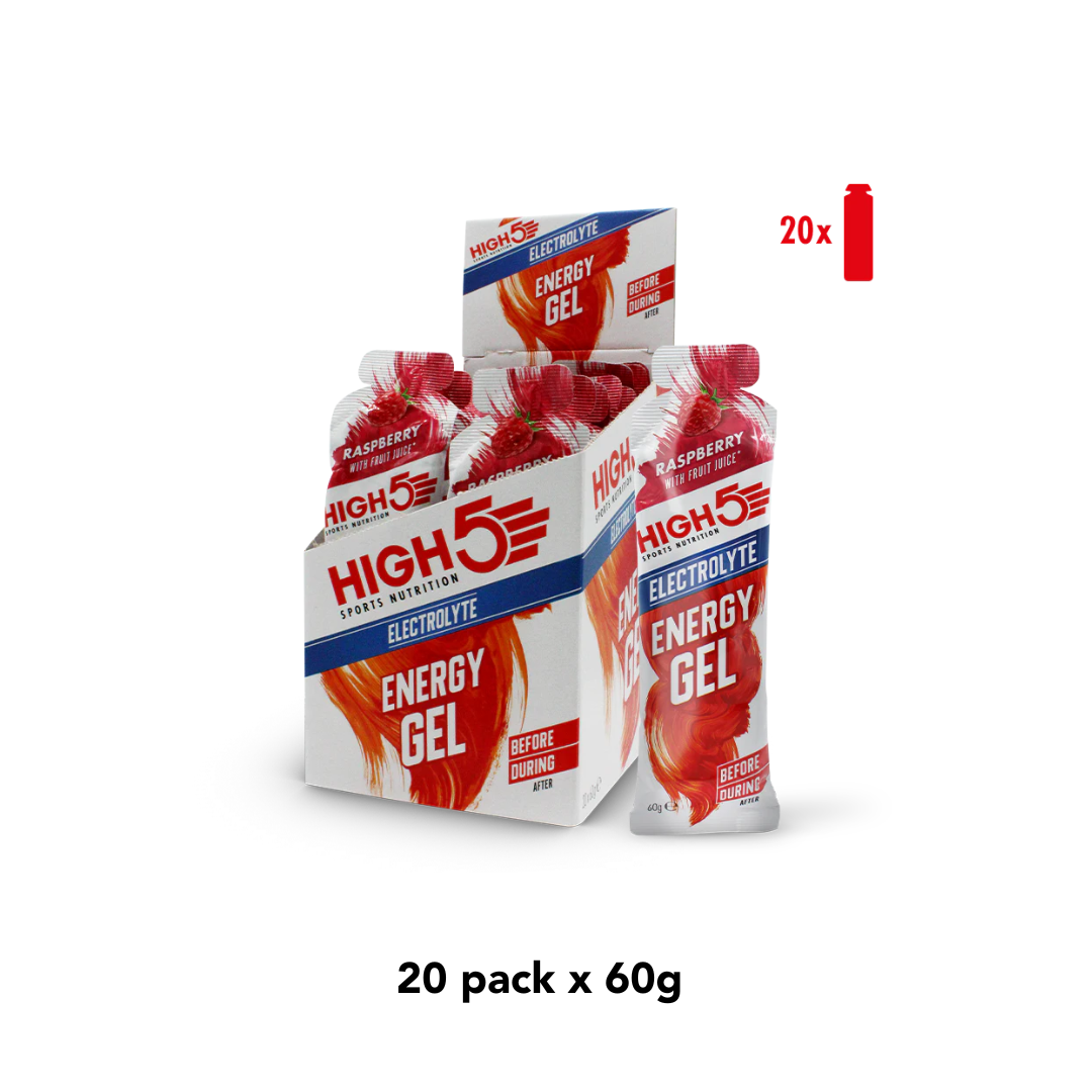HIGH5 Energy Gel Electrolyte Raspberry (20X60g)