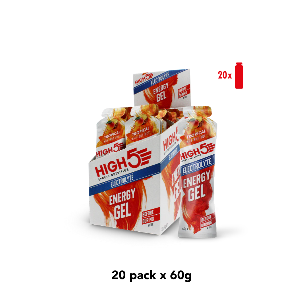 HIGH5 Energy Gel Electrolyte Tropical (20X60g)