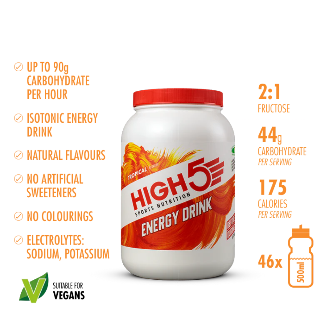 HIGH5 Energy Drink Powder Tropical 2.2kg