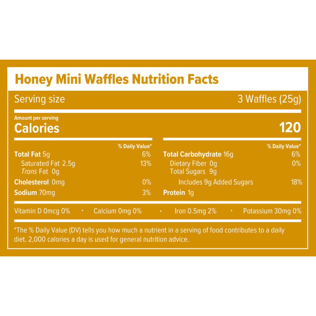 Honey Stinger Mini Waffle Honey 5.3oz Bag