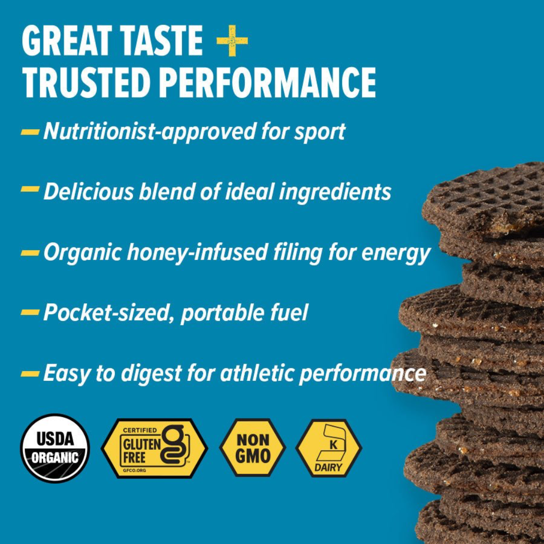 Honey Stinger Gluten Free Waffle - Cookies & Cream 1.06oz 12 pack