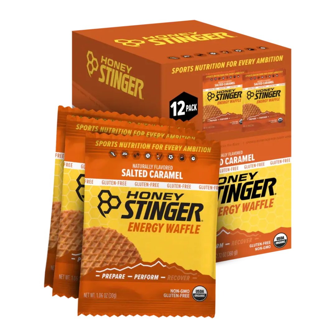 Honey Stinger Gluten Free Waffle - Salted Caramel 1.06oz 12 pack