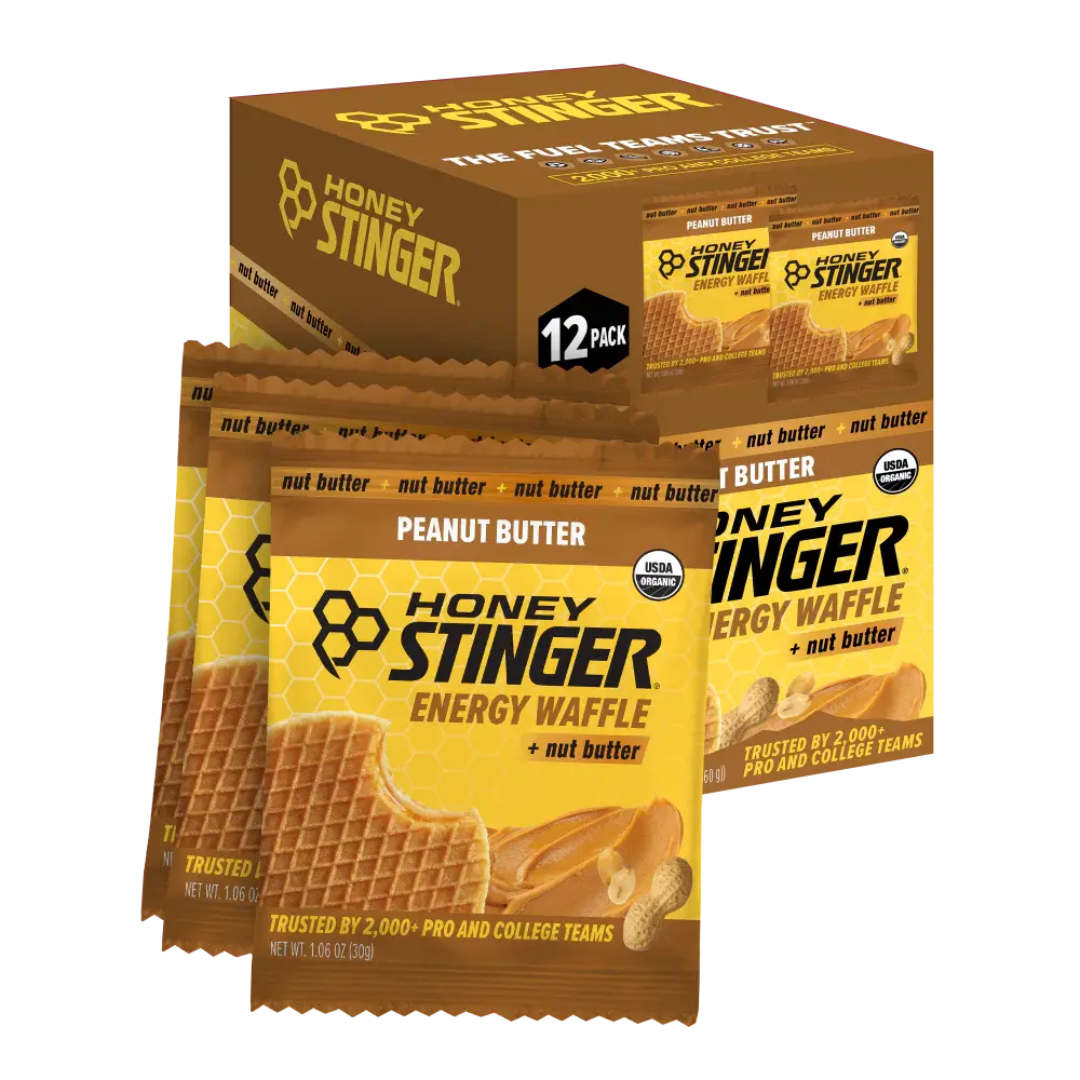 Honey Stinger Waffle Peanut Butter 1.06oz 12 pack