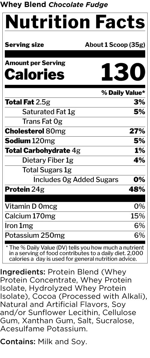 Rule One Whey Blend Chocolate Fudge 5lb