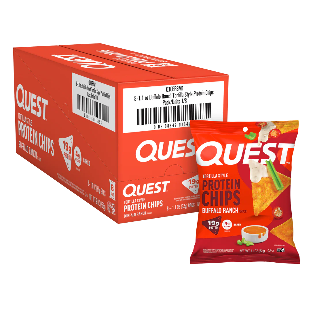 Quest Protein Chips Buffalo Ranch (8 x 32g)