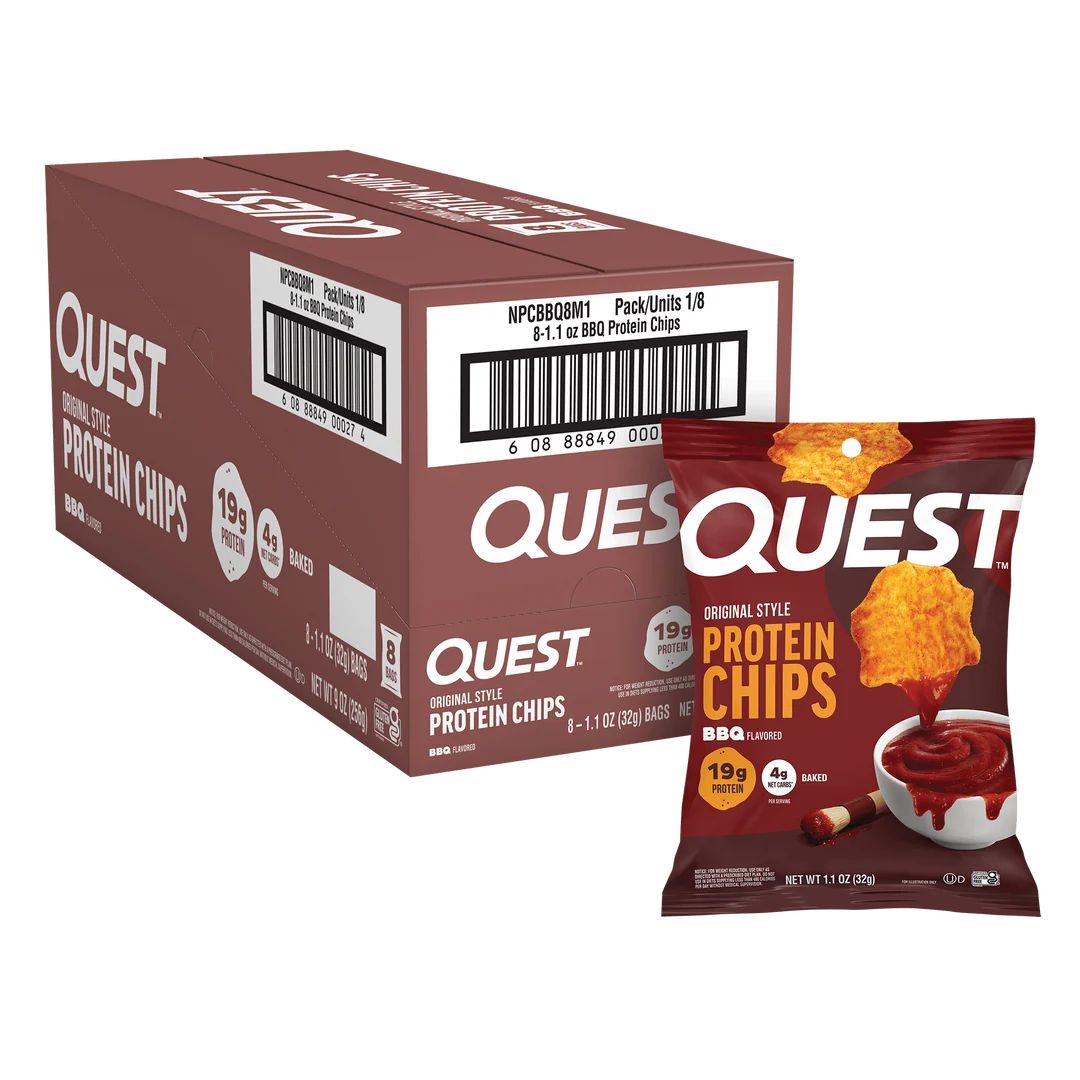 Quest Protein Chips BBQ (8 x 32g)