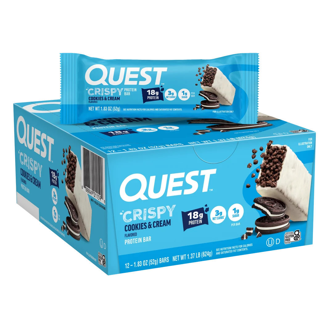 Quest Hero Bar Cookies and Cream (12 x 52g)
