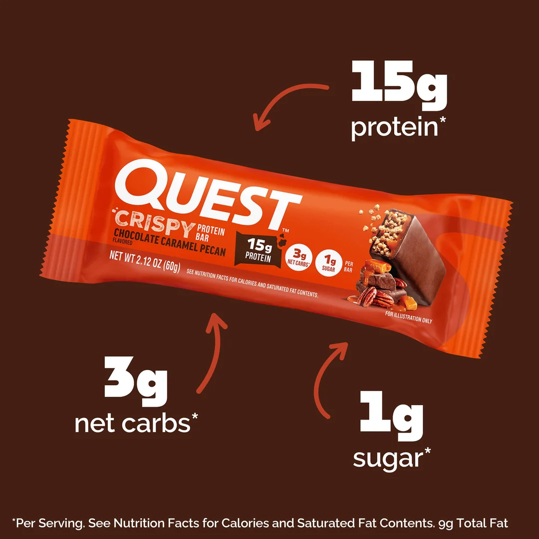 Quest Hero Chocolate Caramel Pecan (12 x 60g)