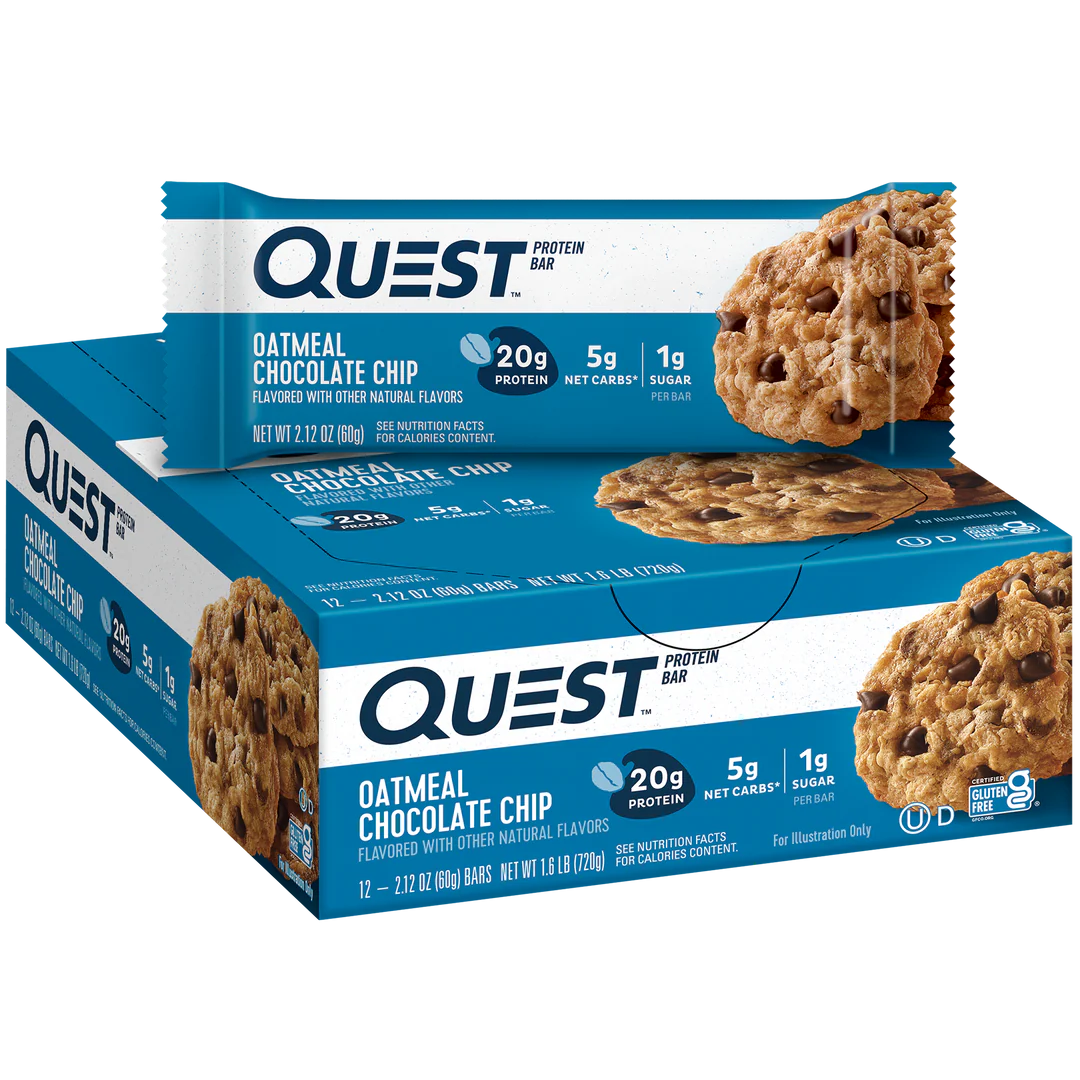 Quest Protein Bar - Oatmeal Chocolate Chip