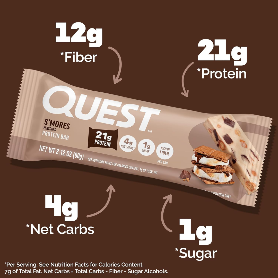 Quest Protein Bar Smores (12 x 60g)