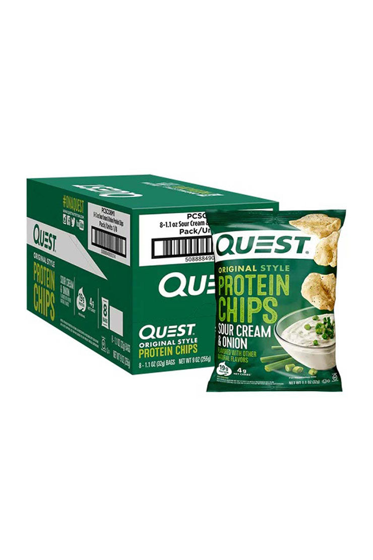 Quest Protein Chips Sour Cream & Onion (8 x 32g)