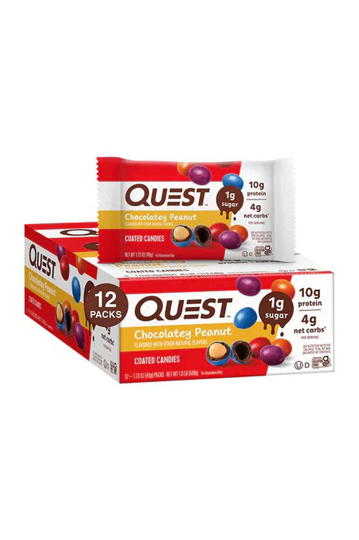 Quest Coated Pieces Chocolatey Peanut (12 x 49g)