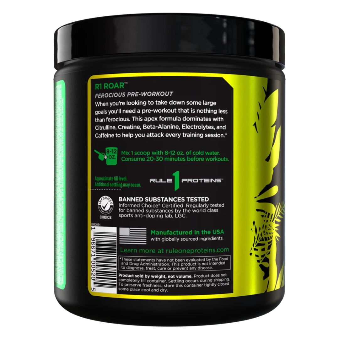 Rule1 ROAR Lemon Lime 270g
