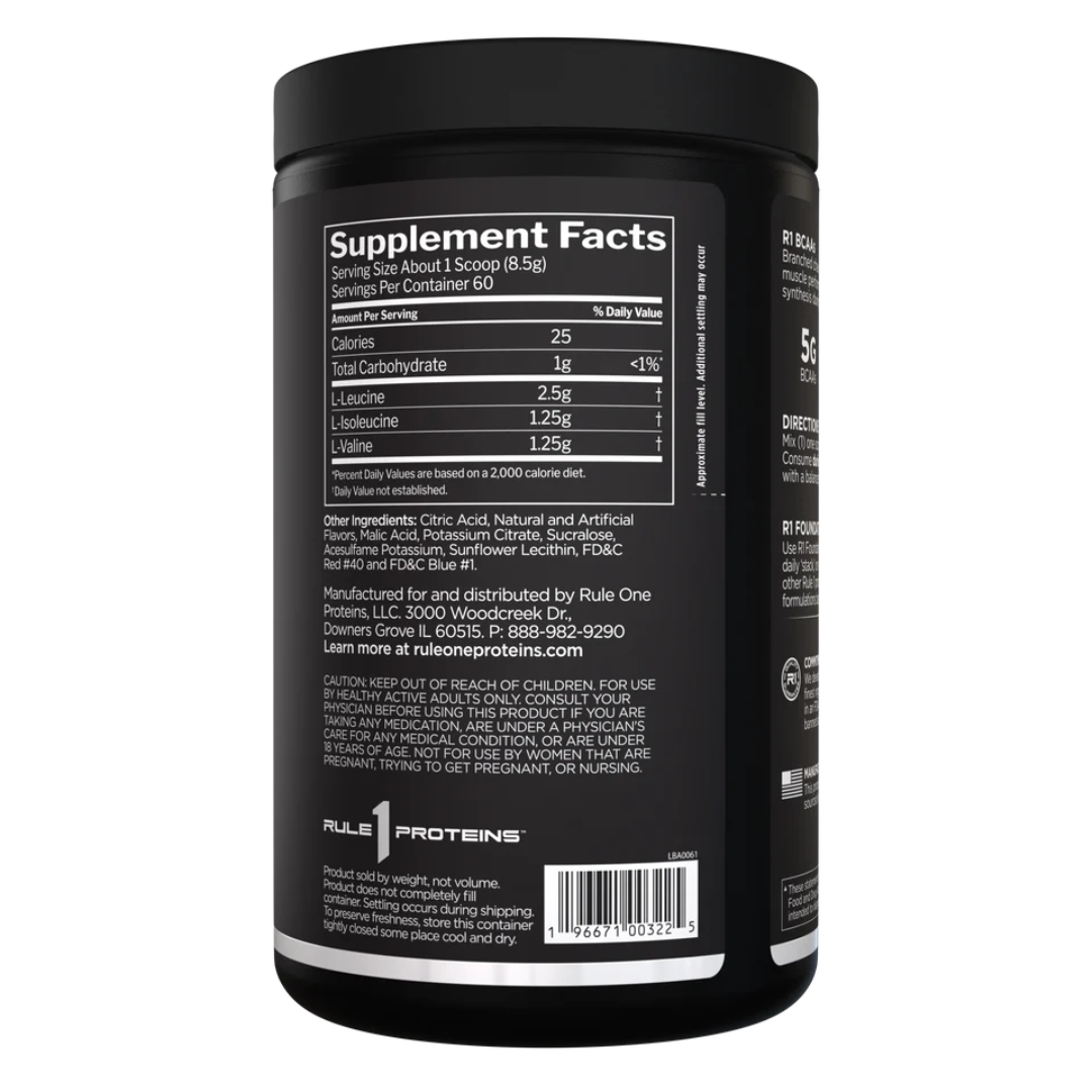Rule1 BCAA 60 Serv Grape 510g