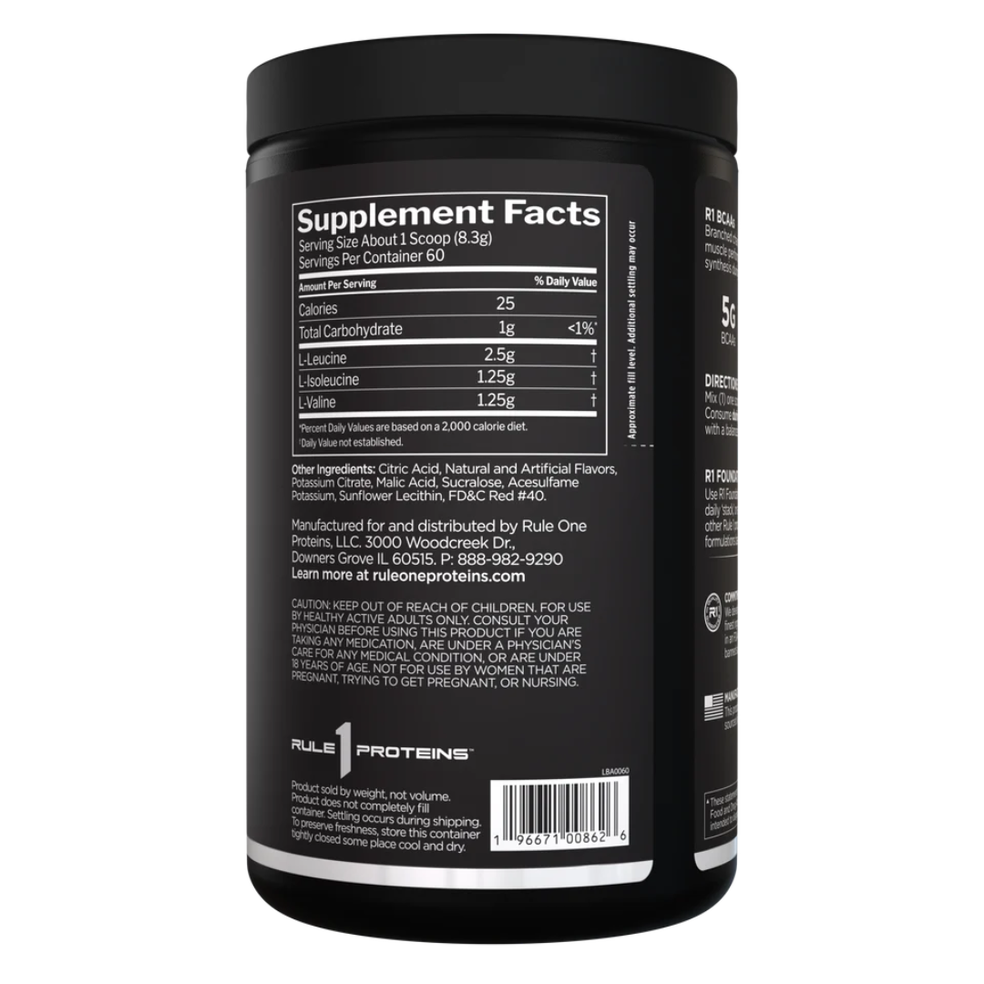 Rule1 BCAA 60 Serv Watermelon 498g