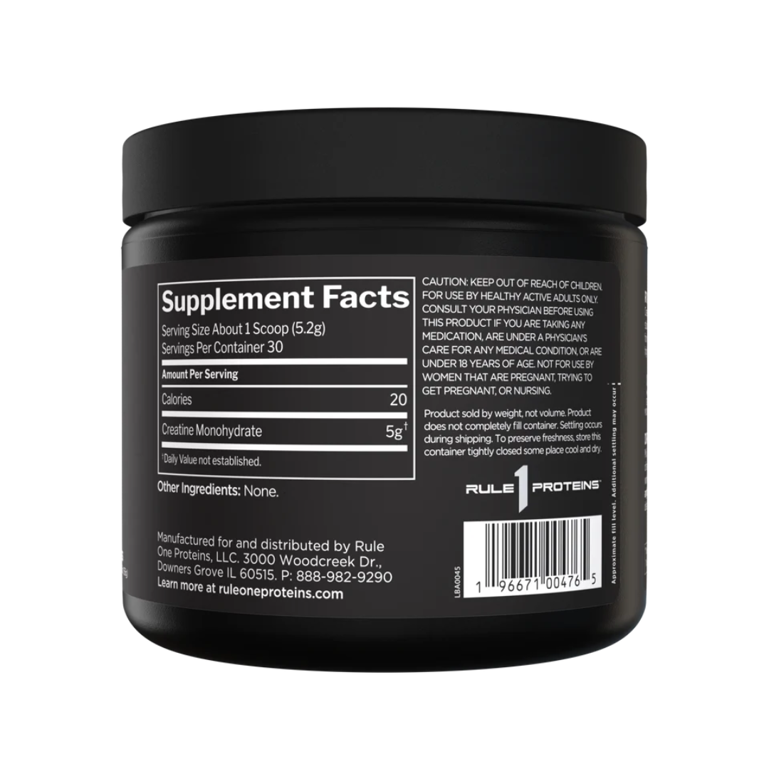 Rule1 Creatine 30 Serv Unflavored 156g
