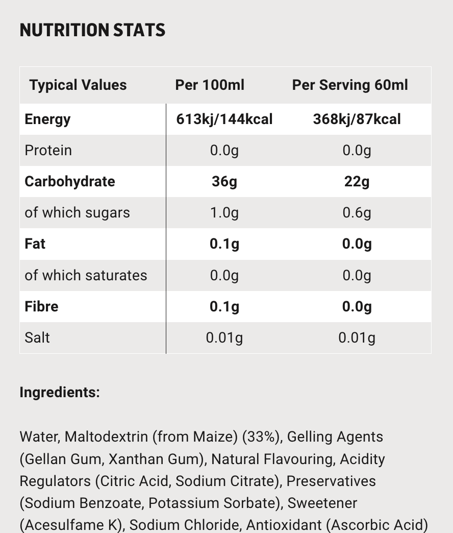 SiS GO Isotonic Energy Gels Apple (30 x 60ml)