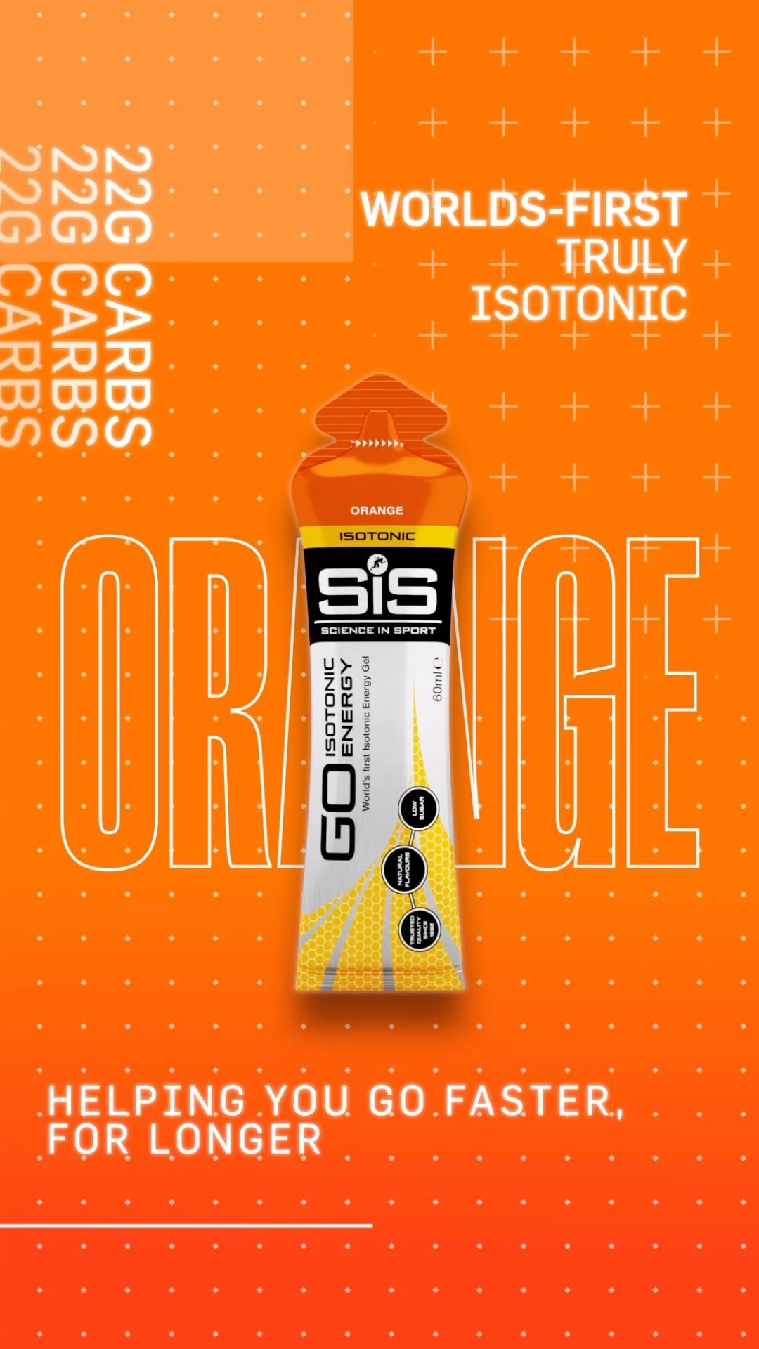 SiS GO Isotonic Energy Gels Orange (30 x 60ml)