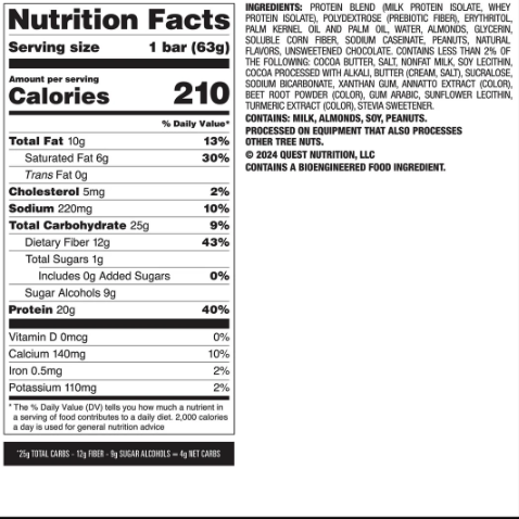 Quest Overload Protein Bar - Sundae Funday (12 x 58g)