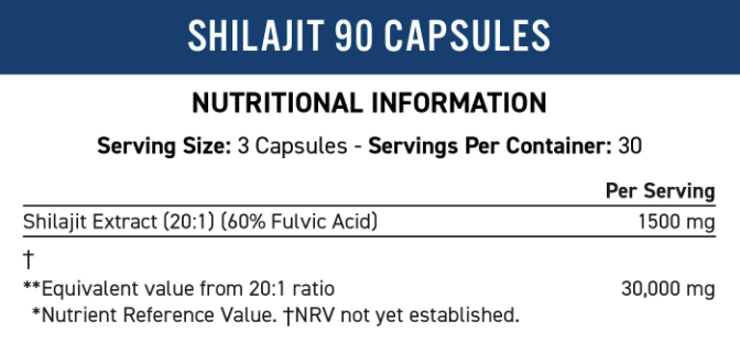 Applied Nutrition Shilajit 90 Capsules
