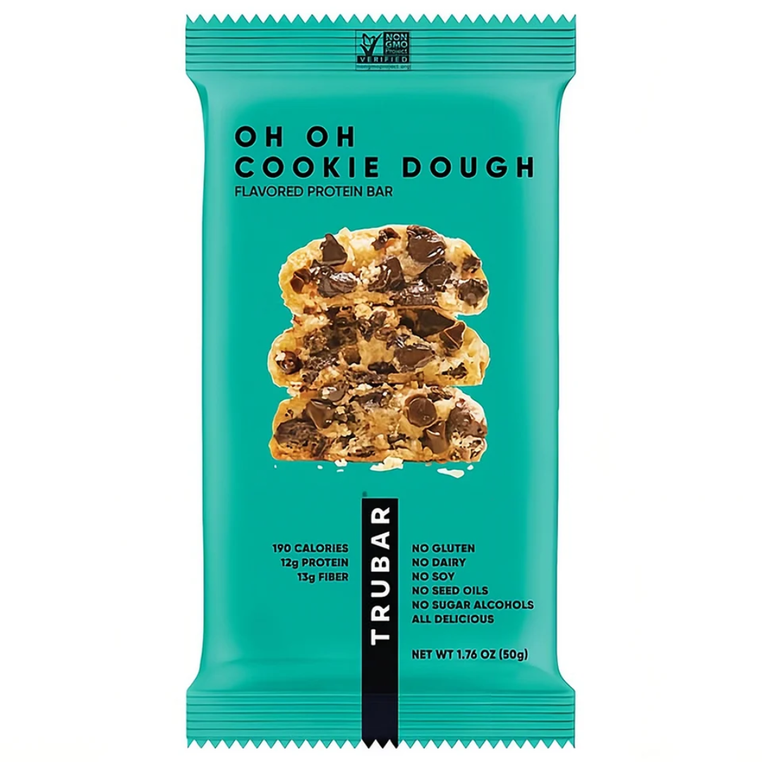 Trubar Plant Protein Bar - Oh Oh Cookie Dough (12 x 50g)