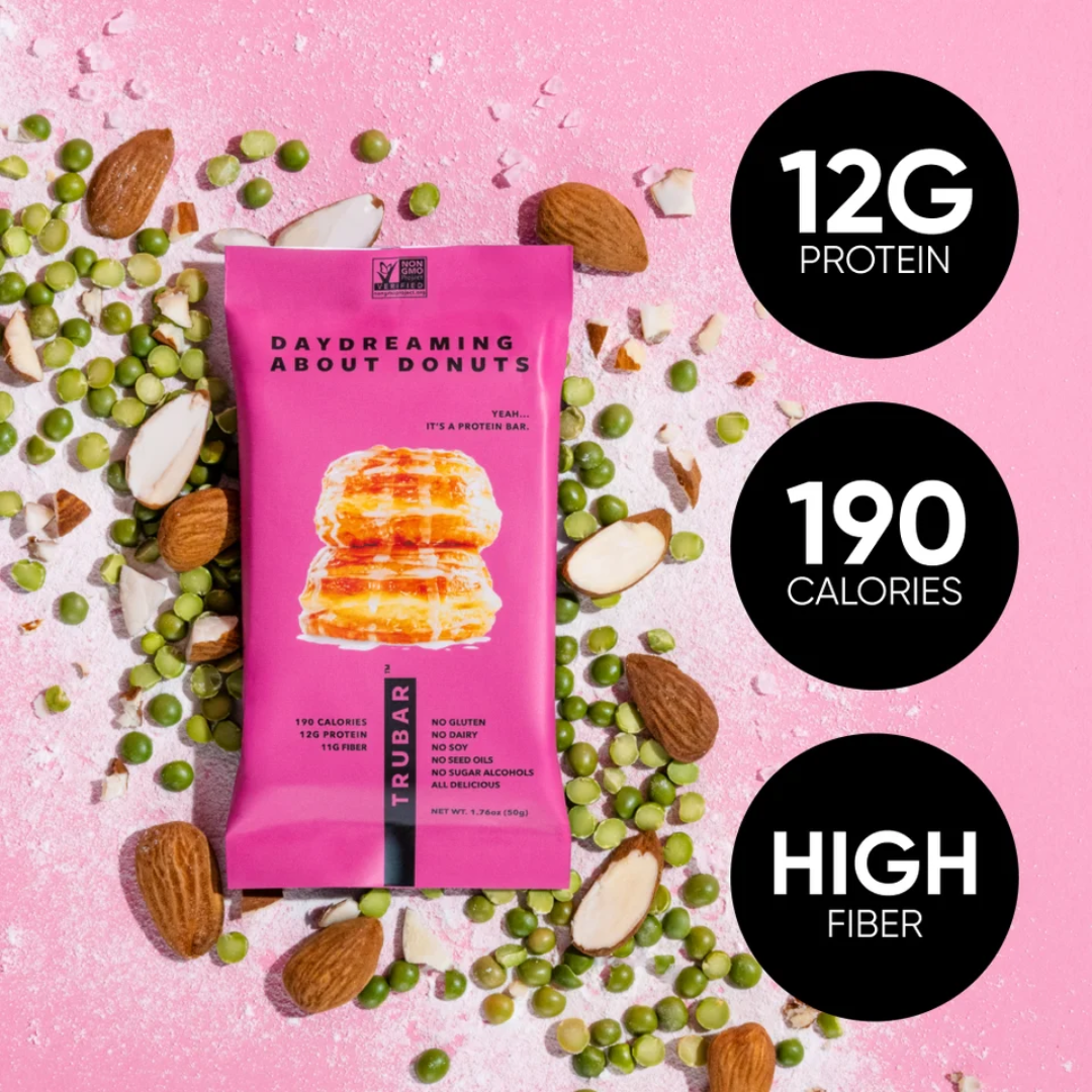 Trubar Plant Protein Bar - Daydreaming About Donuts (12 x 50g)