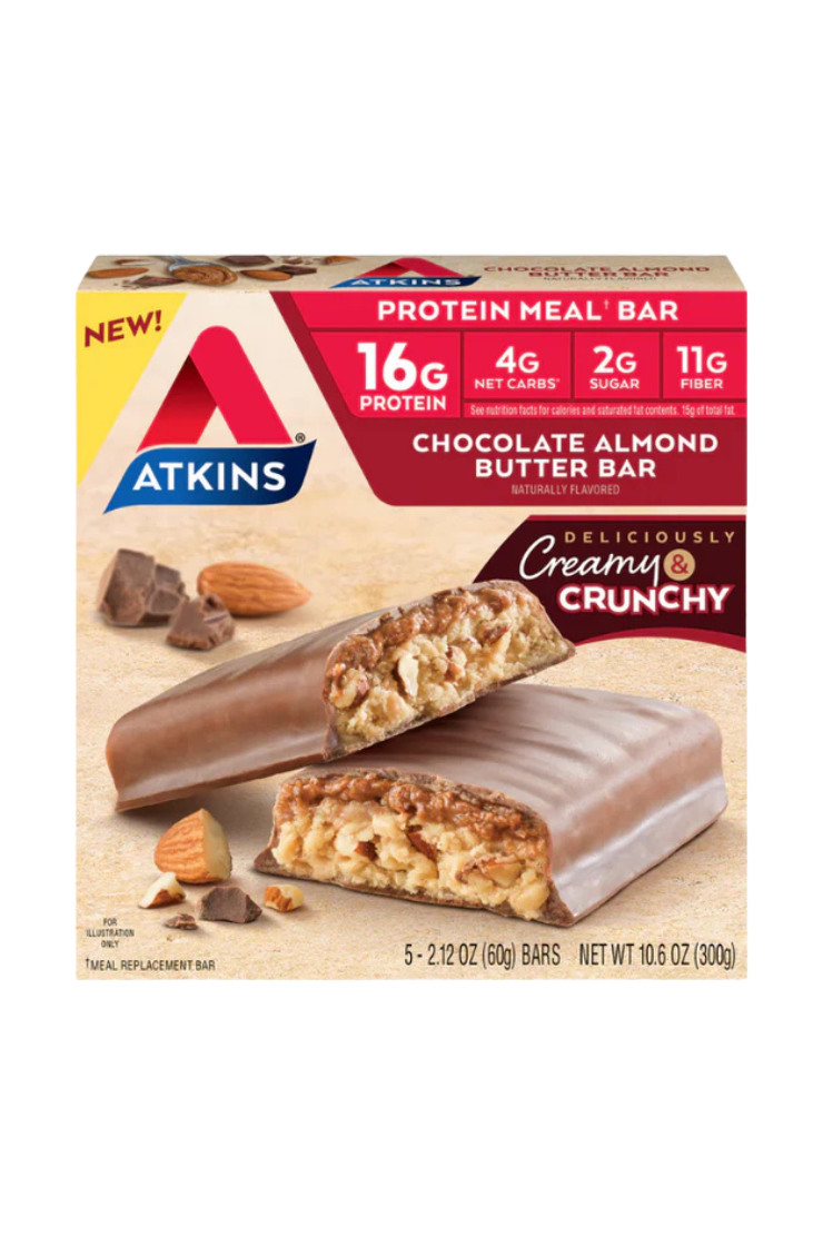 Atkins Meal Bar Chocolate Almond Butter (5 x 48g)