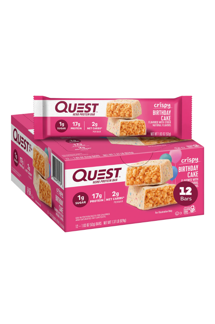 Quest Hero Bar Birthday Cake (12 x 52g)