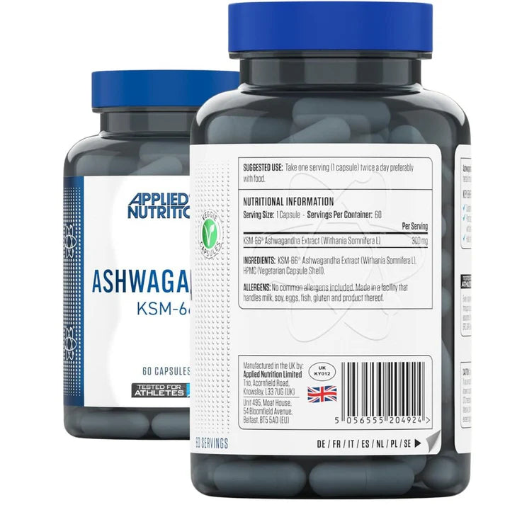 Applied Nutrition Ashwagandha KSM-66 60 Capsules