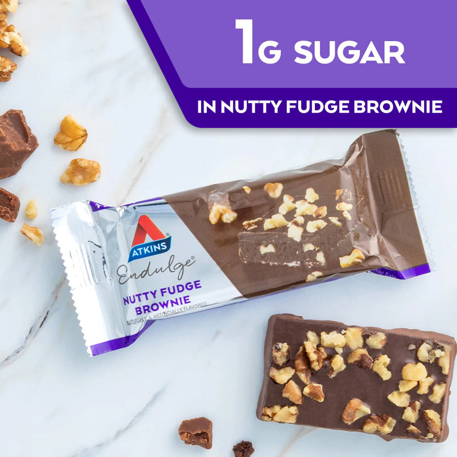 Atkins Endulge Bar Nutty Fudge Brownie (5 x 40g)