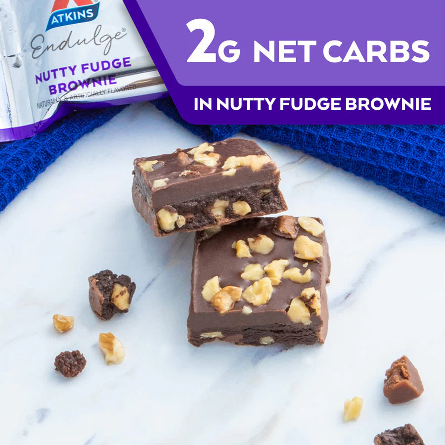 Atkins Endulge Bar Nutty Fudge Brownie (5 x 40g)