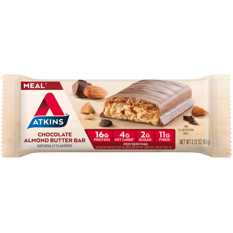 Atkins Meal Bar Chocolate Almond Butter (5 x 48g)