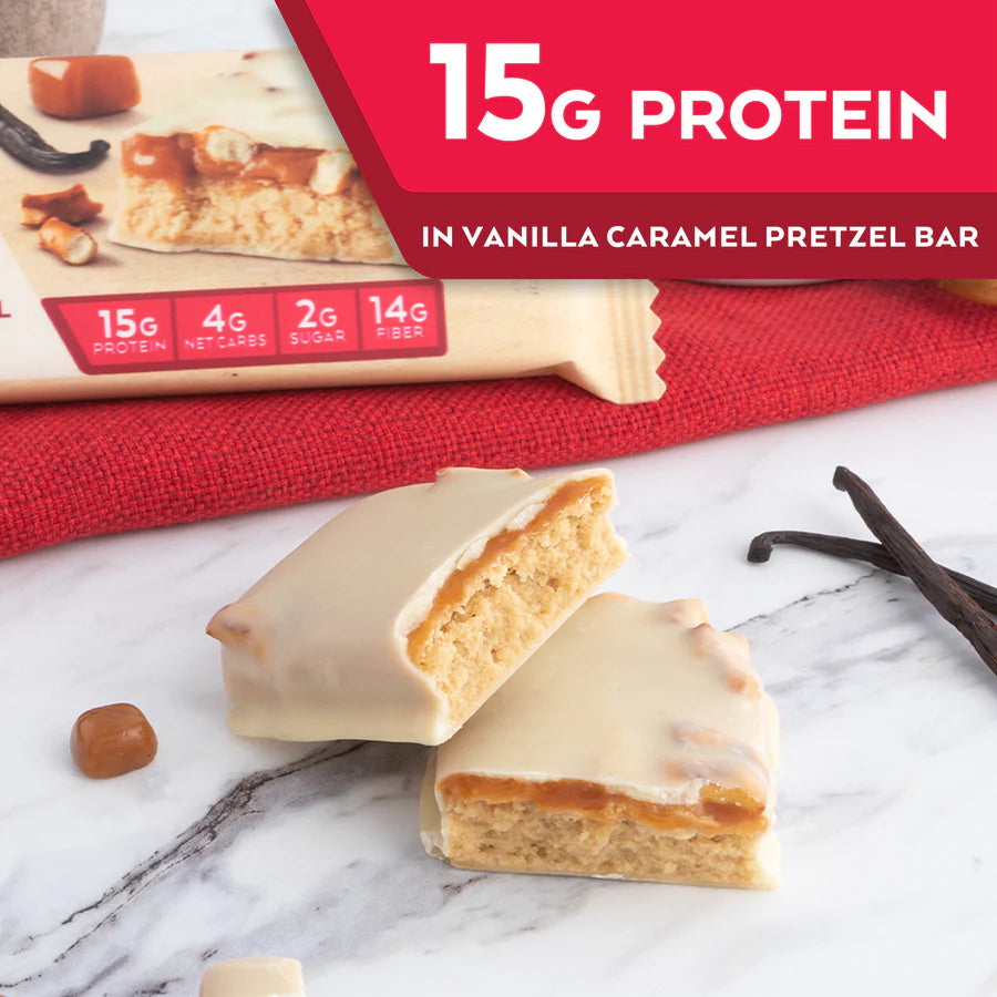 Atkins Meal Bar Vanilla Caramel Pretzel (5 x 48g)