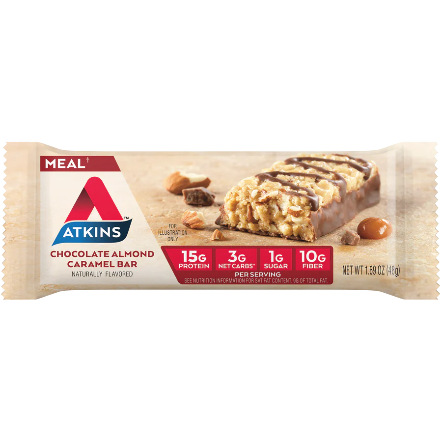 Atkins Meal Bar Chocolate Almond Caramel (5 x 48g)