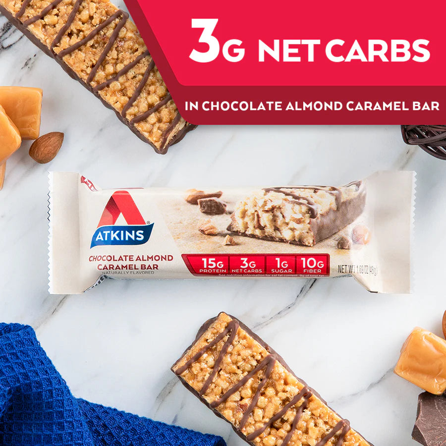 Atkins Meal Bar Chocolate Almond Caramel (5 x 48g)