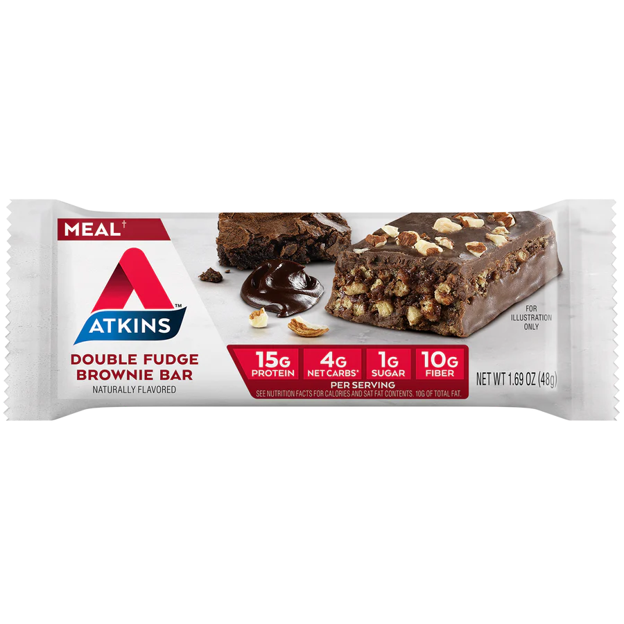 Atkins Meal Bar Double Fudge Brownie (5 x 48g)