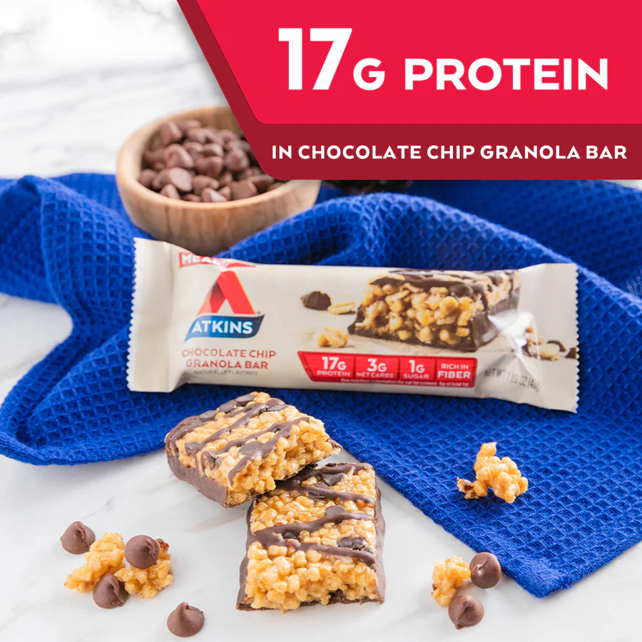 Atkins Meal Bar Chocolate Chip Granola (5 x 48g)