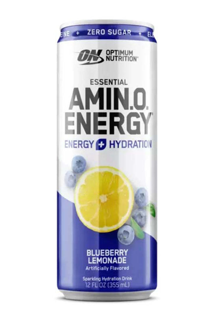 Optimum Nutrition Essential Amino Energy + Electrolytes Blueberry Lemonade (12 x 355ml)