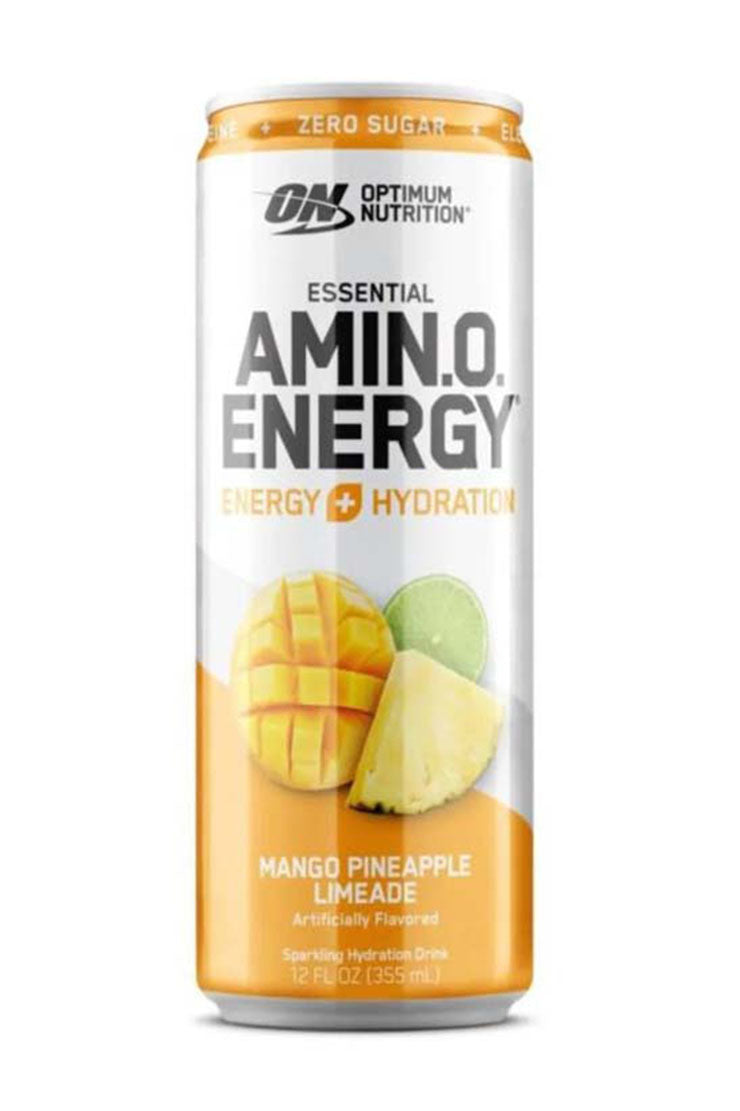 Optimum Nutrition Essential Amino Energy + Electrolytes Mango Pineapple Limeade (12 x 355ml)