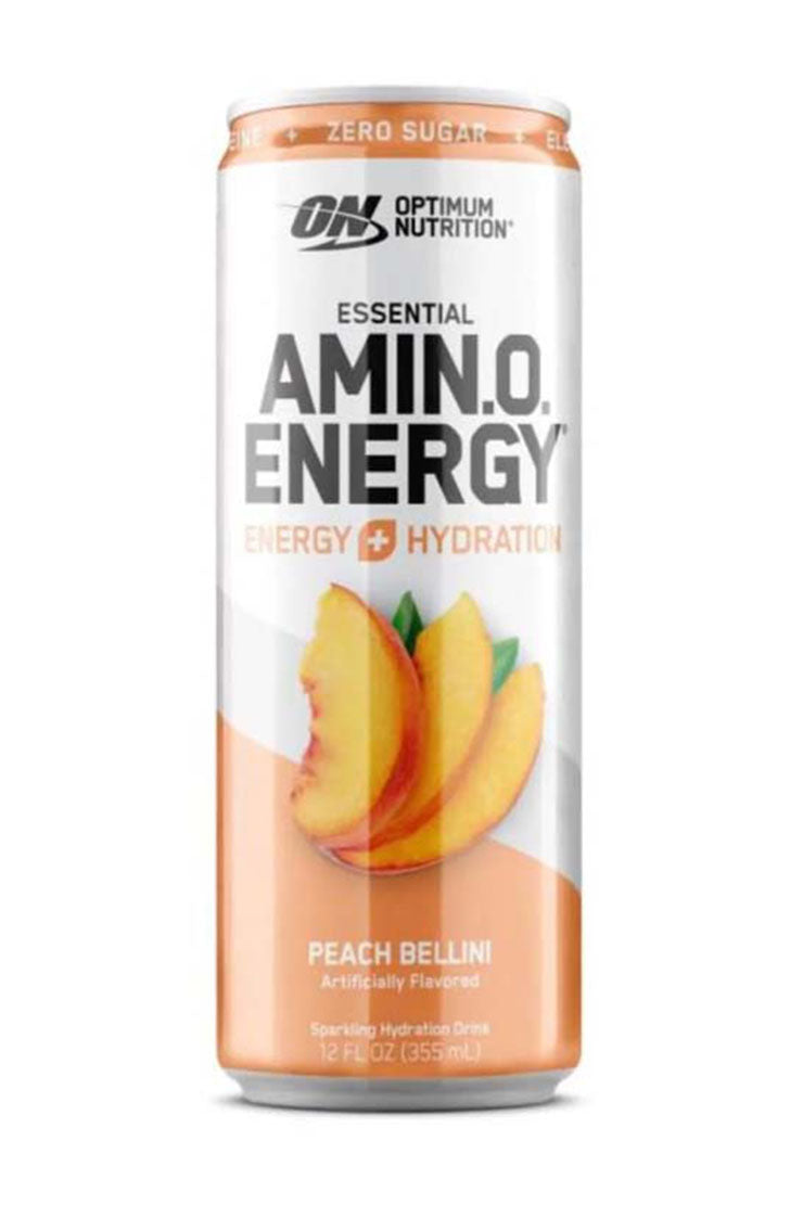 Optimum Nutrition Essential Amino Energy + Electrolytes Peach Bellini (12 x 355ml)