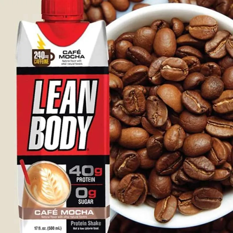 Lean Body RTD Protein Shake Cafe Mocha (12 x 500ml)