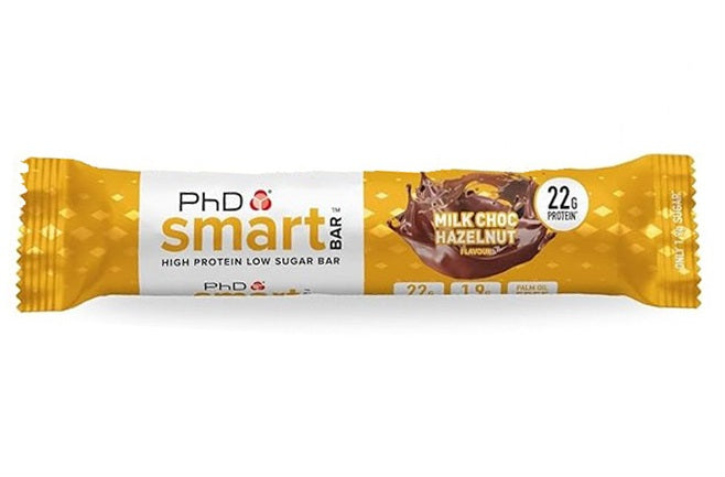 PhD Smart Bar Milk Chocolate Hazelnut (12 x 64g)