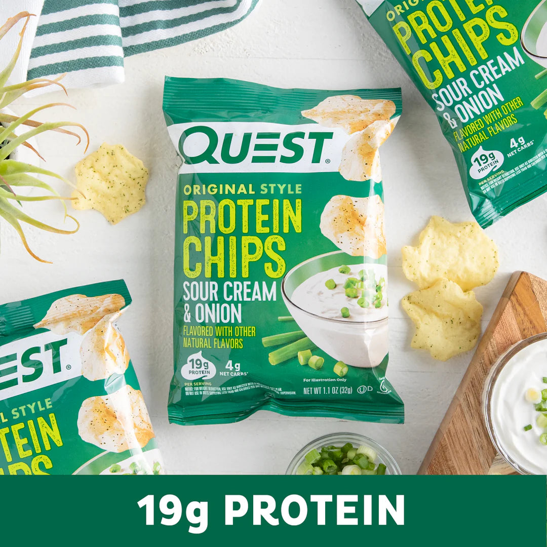 Quest Protein Chips Sour Cream & Onion (8 x 32g)