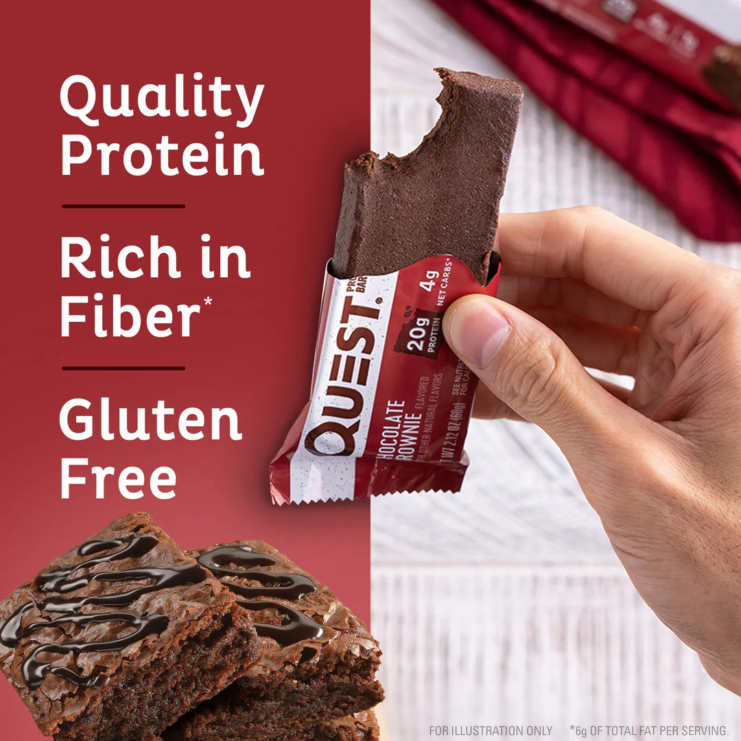 Quest Protein Bar Chocolate Brownie (12 x 60g)