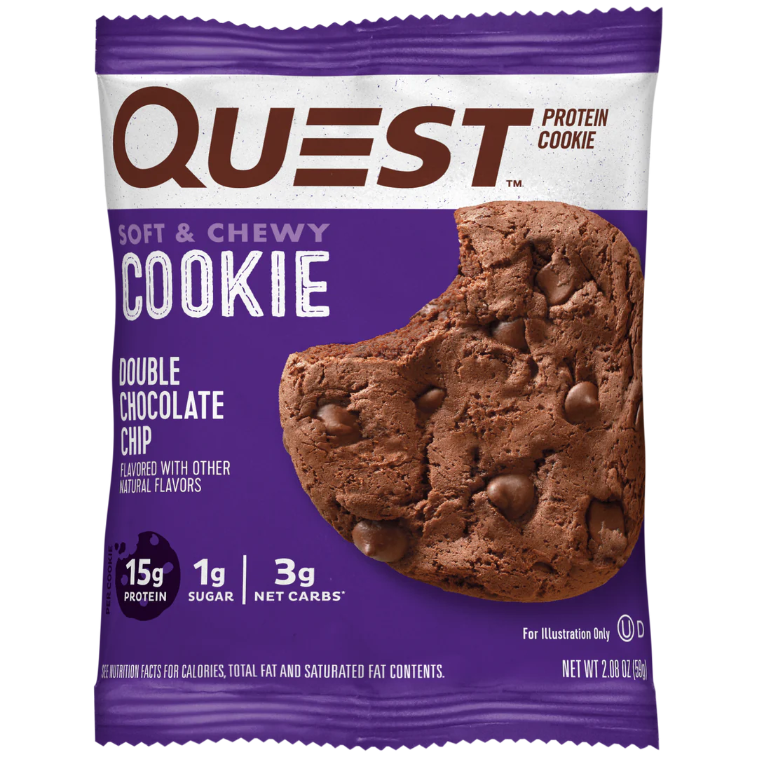 Quest Protein Cookies Double Choco Chip (12 x 59g)