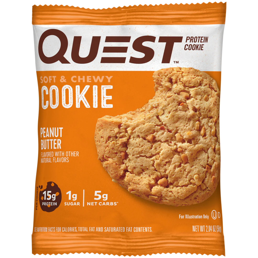 Quest Protein Cookies Peanut Butter (12 x 58g)