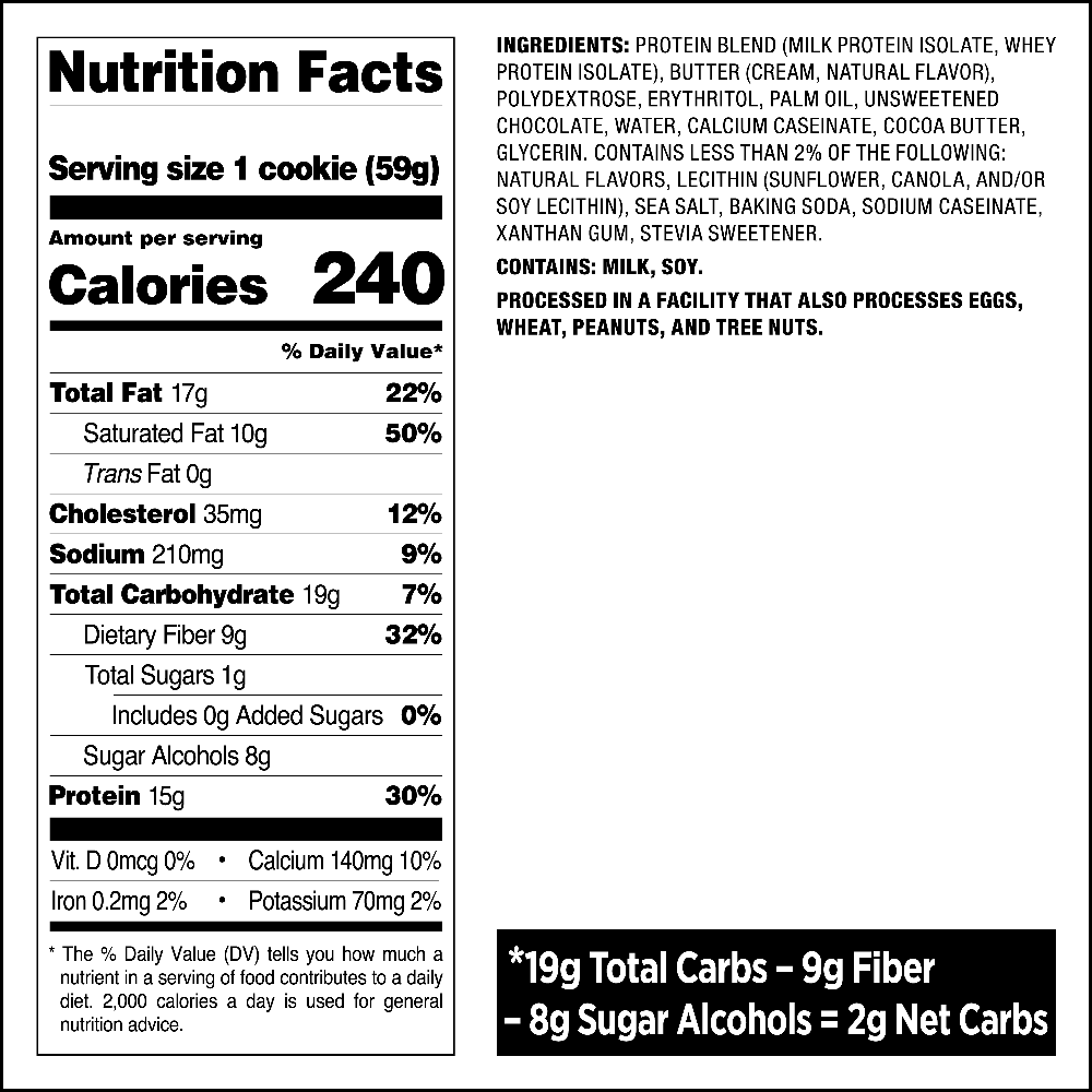 Quest Protein Cookies Chocolate Chip (12 x 59g)