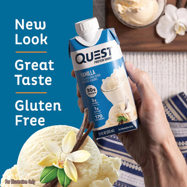 Quest Protein Vanilla Milkshake (12 x 325ml)