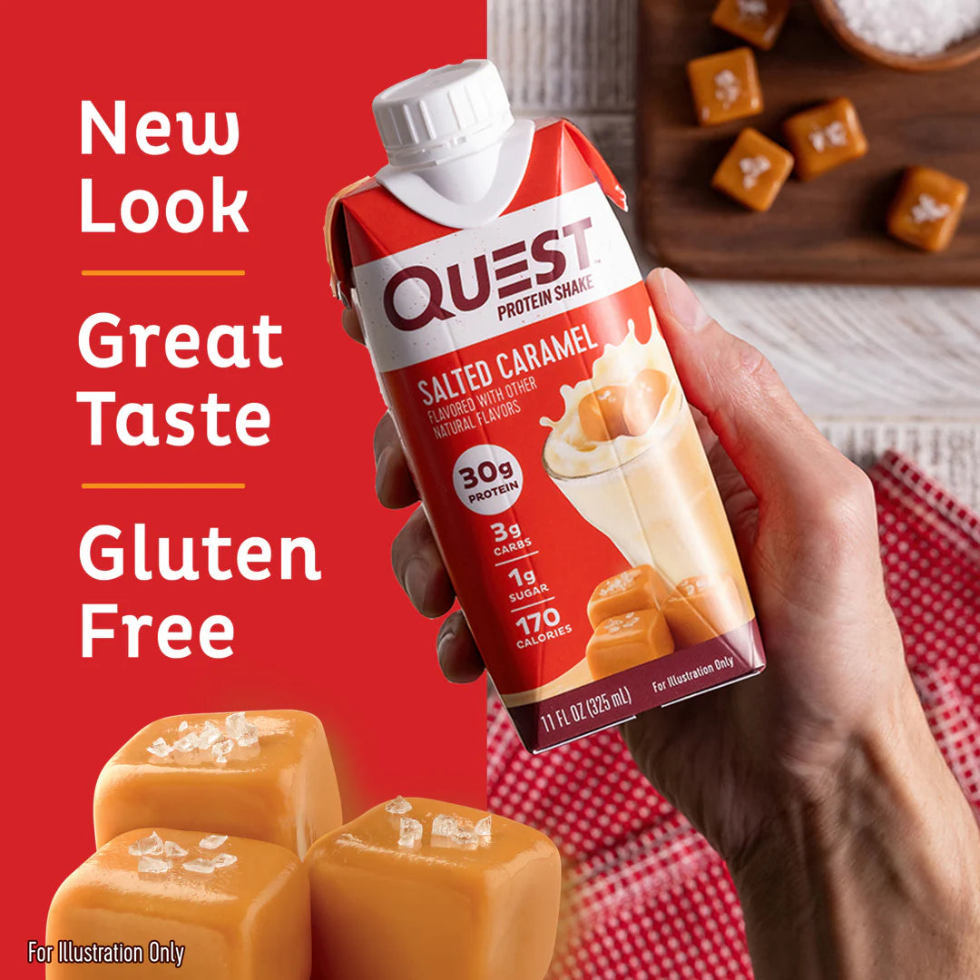 Quest Protein Salted Caramel Milkshake (12 x 325ml)